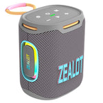 Zealot S122 25W 高功率 IPX6 防水戶外 RGB 燈藍牙喇叭