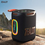 Zealot S122 25W 高功率 IPX6 防水戶外 RGB 燈藍牙喇叭