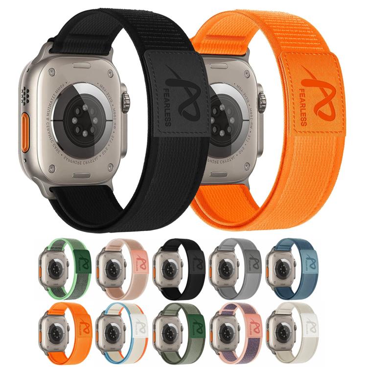 Fearless Trail 環尼龍錶帶，適用 Apple Watch 46mm / 49mm / 45mm / 44mm，適用 Apple Watch 42mm / 41mm / 40mm / 38mm