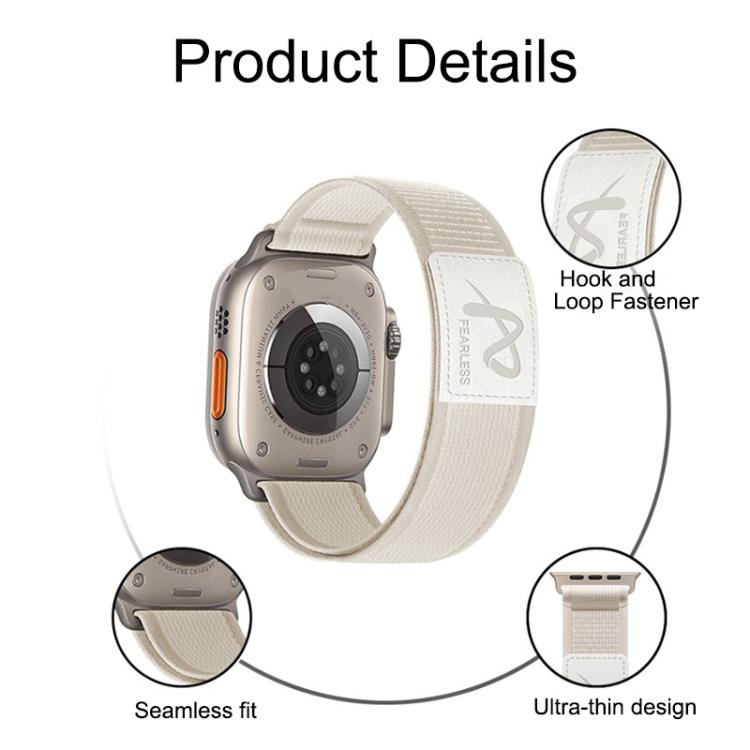 Fearless Trail 環尼龍錶帶，適用 Apple Watch 46mm / 49mm / 45mm / 44mm，適用 Apple Watch 42mm / 41mm / 40mm / 38mm