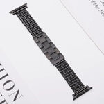 6鏈不鏽鋼錶帶，適用於 Apple Watch 46mm / 49mm / 45mm / 44mm，適用於 Apple Watch 42mm / 41mm / 40mm / 38mm