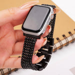 6鏈不鏽鋼錶帶，適用於 Apple Watch 46mm / 49mm / 45mm / 44mm，適用於 Apple Watch 42mm / 41mm / 40mm / 38mm