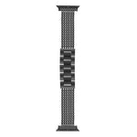 6鏈不鏽鋼錶帶，適用於 Apple Watch 46mm / 49mm / 45mm / 44mm，適用於 Apple Watch 42mm / 41mm / 40mm / 38mm