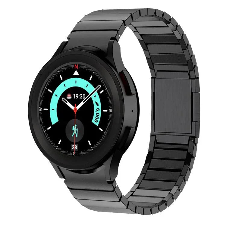 單珠磁扣不鏽鋼錶帶，適用於 Samsung Galaxy Watch 4 / 5 / 6 / 7