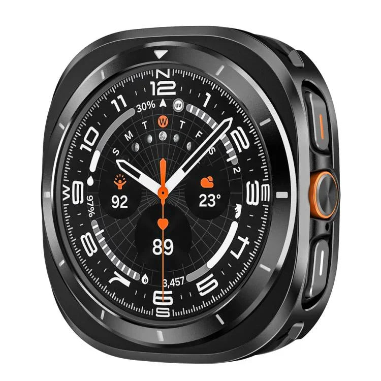 鋁合金金屬 PC 錶殼保護蓋，適用於 Samsung Galaxy Watch Ultra 47mm / Ultra 2025