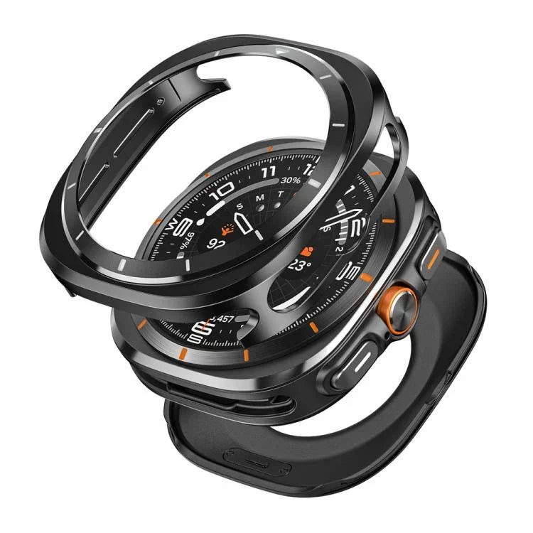 鋁合金金屬 PC 錶殼保護蓋，適用於 Samsung Galaxy Watch Ultra 47mm / Ultra 2025