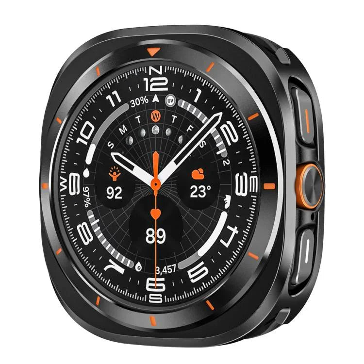 鋁合金金屬 PC 錶殼保護蓋，適用於 Samsung Galaxy Watch Ultra 47mm / Ultra 2025