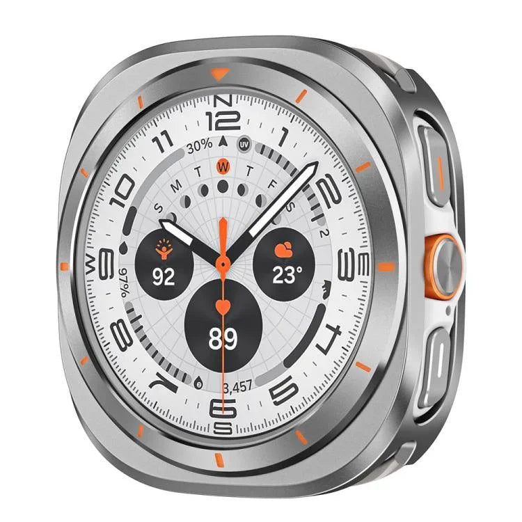 鋁合金金屬 PC 錶殼保護蓋，適用於 Samsung Galaxy Watch Ultra 47mm / Ultra 2025