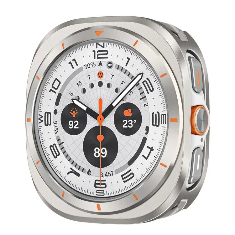 鋁合金金屬 PC 錶殼保護蓋，適用於 Samsung Galaxy Watch Ultra 47mm / Ultra 2025