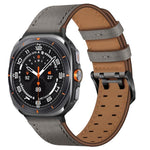 雙扣真皮錶帶，適用於 Samsung Galaxy Watch Ultra / Ultra 2025，適用於 Samsung Galaxy Watch8 / Watch8 Classic