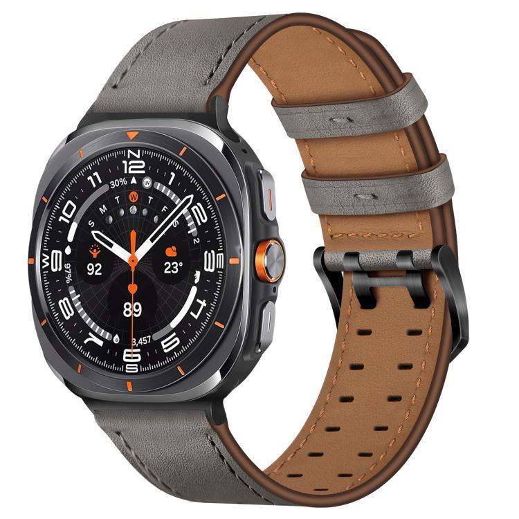 雙扣真皮錶帶，適用於 Samsung Galaxy Watch Ultra / Ultra 2025，適用於 Samsung Galaxy Watch8 / Watch8 Classic