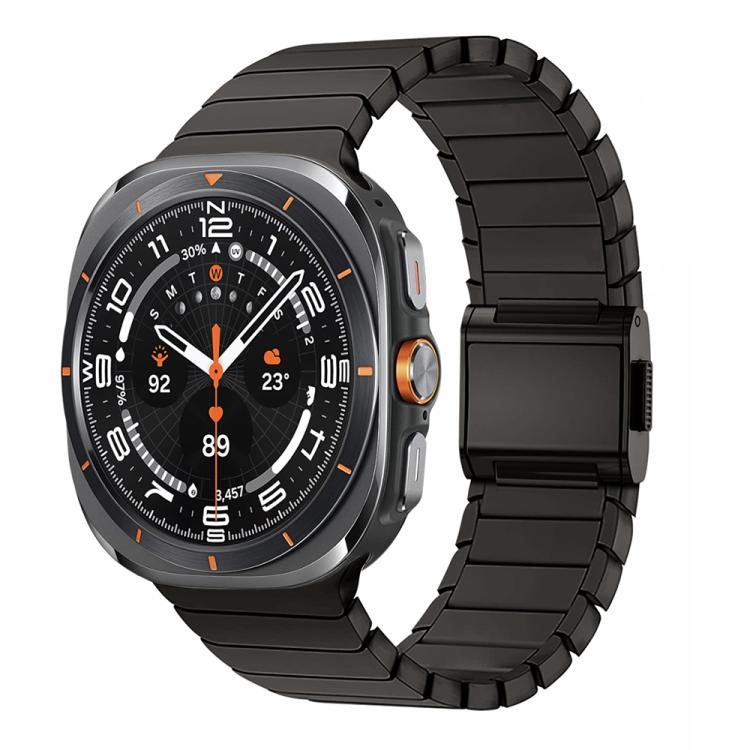 竹製 Norman 扣不鏽鋼錶帶，適用於 Samsung Galaxy Watch Ultra 47mm / Ultra 2025