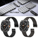 竹製 Norman 扣不鏽鋼錶帶，適用於 Samsung Galaxy Watch Ultra 47mm / Ultra 2025