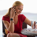 鈦扣納帕真皮錶帶，適用於 Apple Watch 46mm / 49mm / 45mm / 44mm