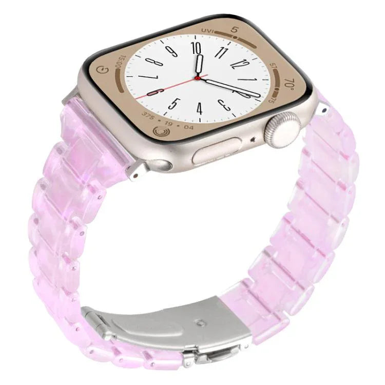 小腰菱形三珠樹脂錶帶，適用於 Apple Watch 46mm / 49mm / 45mm / 44mm，適用於 Apple Watch 42mm / 41mm / 40mm / 38mm