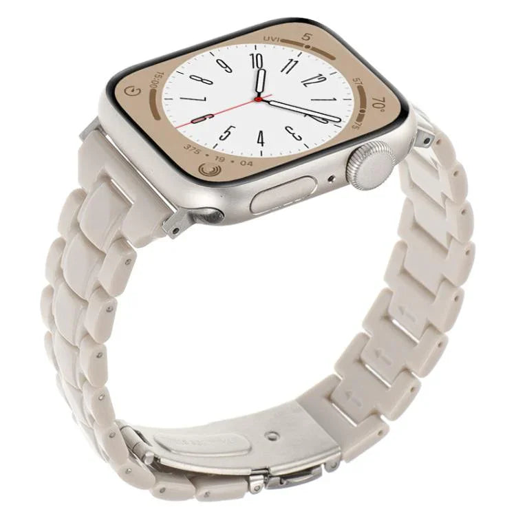 小腰菱形三珠樹脂錶帶，適用於 Apple Watch 46mm / 49mm / 45mm / 44mm，適用於 Apple Watch 42mm / 41mm / 40mm / 38mm