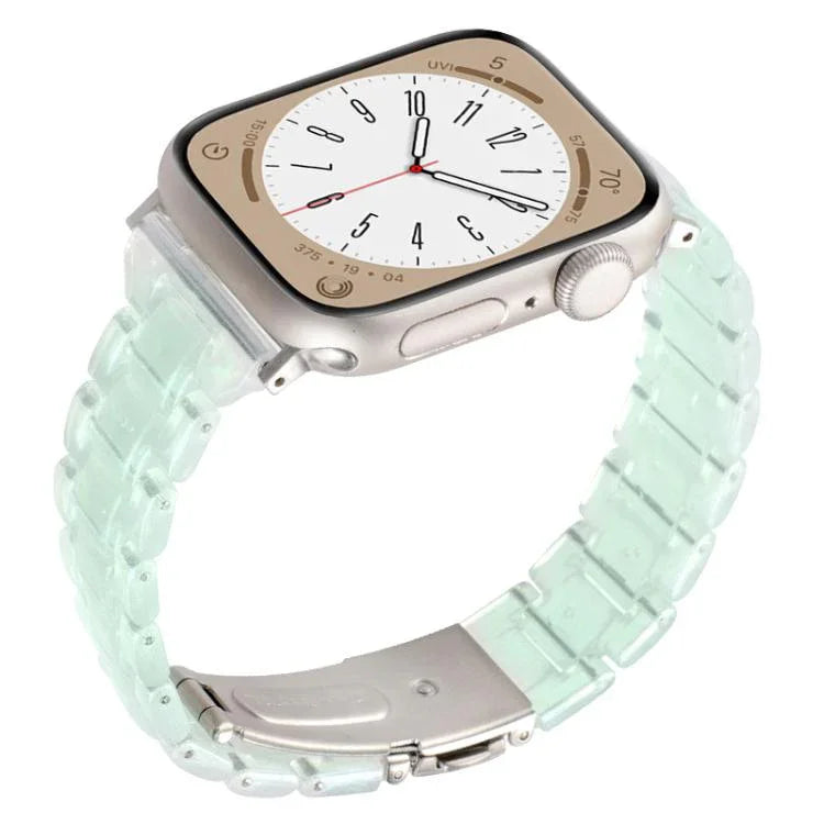 小腰菱形三珠樹脂錶帶，適用於 Apple Watch 46mm / 49mm / 45mm / 44mm，適用於 Apple Watch 42mm / 41mm / 40mm / 38mm
