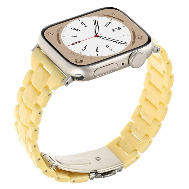 小腰菱形三珠樹脂錶帶，適用於 Apple Watch 46mm / 49mm / 45mm / 44mm，適用於 Apple Watch 42mm / 41mm / 40mm / 38mm
