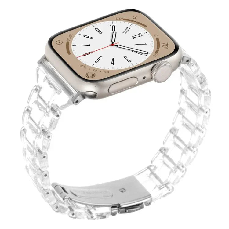 小腰菱形三珠樹脂錶帶，適用於 Apple Watch 46mm / 49mm / 45mm / 44mm，適用於 Apple Watch 42mm / 41mm / 40mm / 38mm