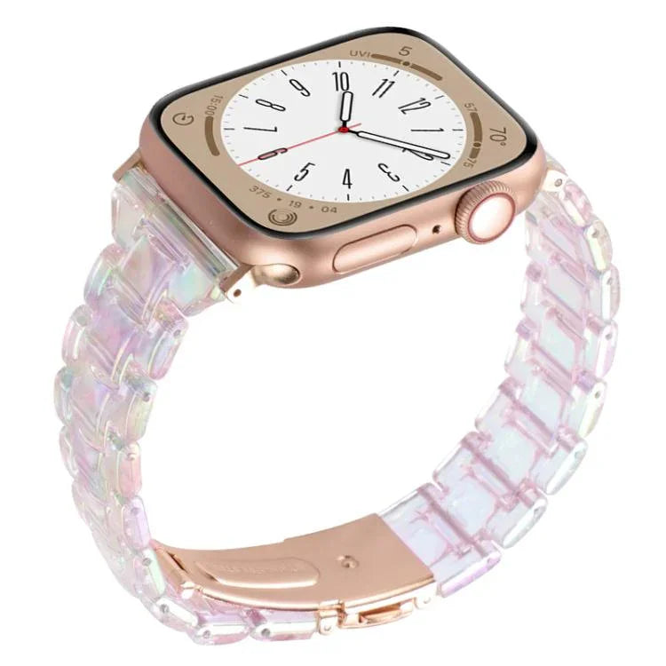 小腰菱形三珠樹脂錶帶，適用於 Apple Watch 46mm / 49mm / 45mm / 44mm，適用於 Apple Watch 42mm / 41mm / 40mm / 38mm