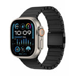 竹節 Norman 錶扣純鈦錶帶，適用於 Apple Watch 46mm / 49mm / 45mm / 44mm