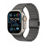 竹節 Norman 錶扣純鈦錶帶，適用於 Apple Watch 46mm / 49mm / 45mm / 44mm