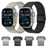 竹節 Norman 錶扣純鈦錶帶，適用於 Apple Watch 46mm / 49mm / 45mm / 44mm