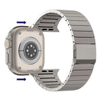 竹節 Norman 錶扣純鈦錶帶，適用於 Apple Watch 46mm / 49mm / 45mm / 44mm