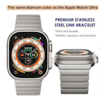 竹節 Norman 錶扣純鈦錶帶，適用於 Apple Watch 46mm / 49mm / 45mm / 44mm
