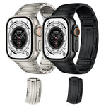 一體成型 I 形快拆鈦合金錶帶，適用於 Apple Watch 46mm / 49mm / 45mm / 44mm