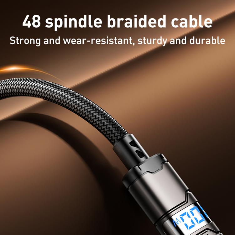 REMAX C01-AL 3A USB 對 8 Pin 尼龍編織數據線，長度：1.2米，USB 對 8 Pin