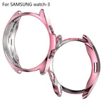 電鍍鏤空半包 TPU 保護殼，適用於 Samsung Galaxy Watch 3 41mm，適用於 Samsung Galaxy Watch 3 45mm