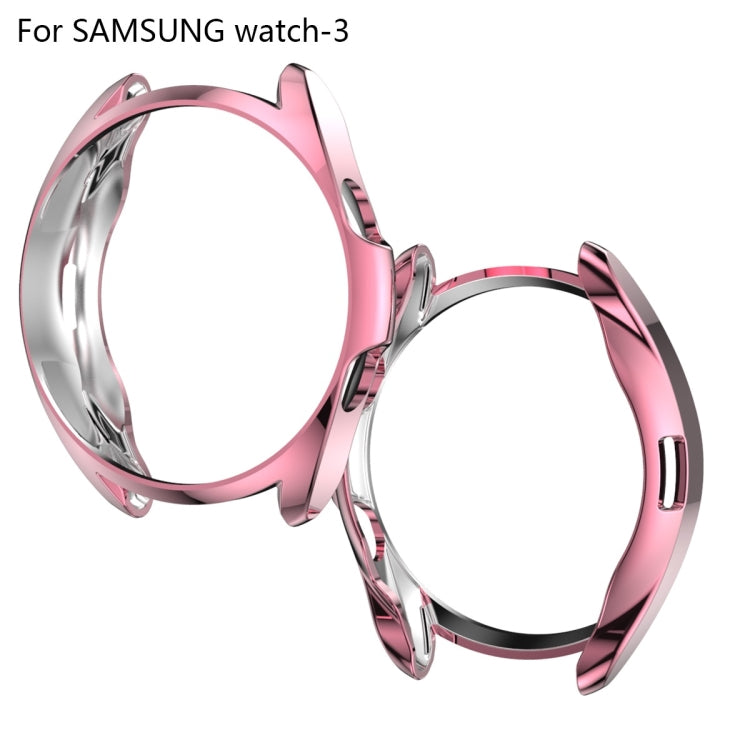 電鍍鏤空半包 TPU 保護殼，適用於 Samsung Galaxy Watch 3 41mm，適用於 Samsung Galaxy Watch 3 45mm