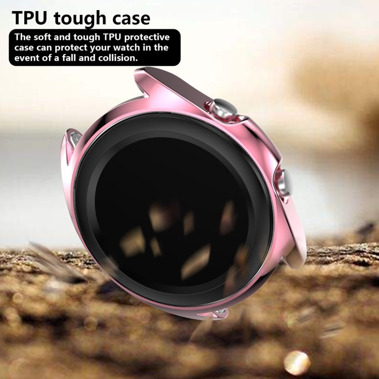 電鍍鏤空半包 TPU 保護殼，適用於 Samsung Galaxy Watch 3 41mm，適用於 Samsung Galaxy Watch 3 45mm