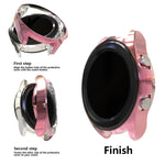 電鍍鏤空半包 TPU 保護殼，適用於 Samsung Galaxy Watch 3 41mm，適用於 Samsung Galaxy Watch 3 45mm