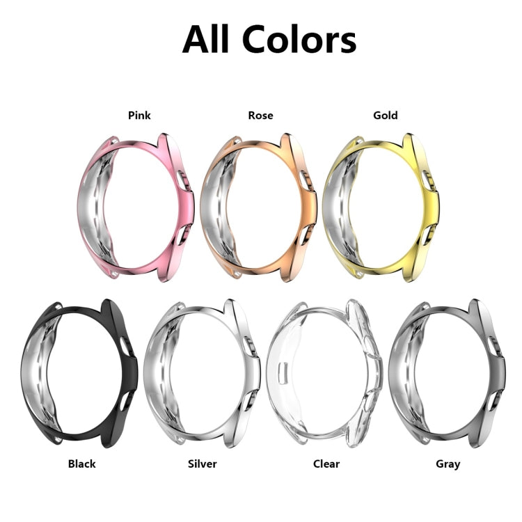 電鍍鏤空半包 TPU 保護殼，適用於 Samsung Galaxy Watch 3 41mm，適用於 Samsung Galaxy Watch 3 45mm