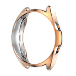 電鍍鏤空半包 TPU 保護殼，適用於 Samsung Galaxy Watch 3 41mm，適用於 Samsung Galaxy Watch 3 45mm