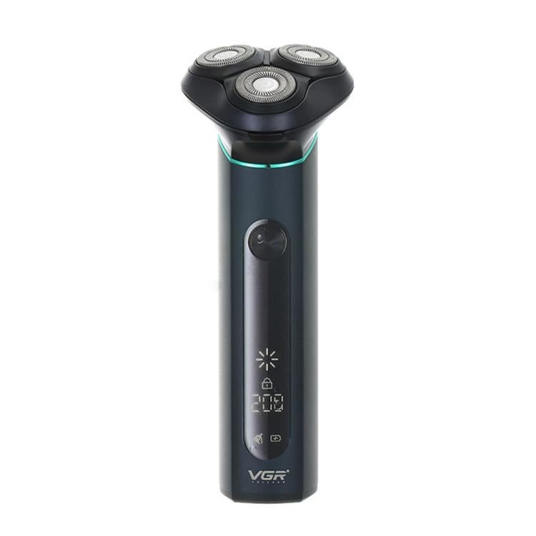 VGR V-310 數字顯示三刀片 IPX7 電動剃鬚刀，V-310