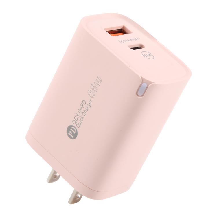 AR-PD12 65W QC3.0 USB 與 USB-C / Type-C PD 快速充電器，美規插頭，美規插頭
