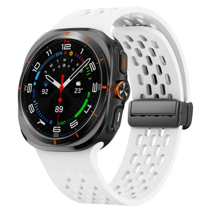 Kalebol 網狀磁吸矽膠錶帶，適用於 Samsung Galaxy Watch Ultra 47mm / Ultra 2025