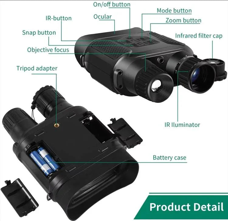 NVG400PRO 3 吋液晶螢幕雙筒數位夜視裝置