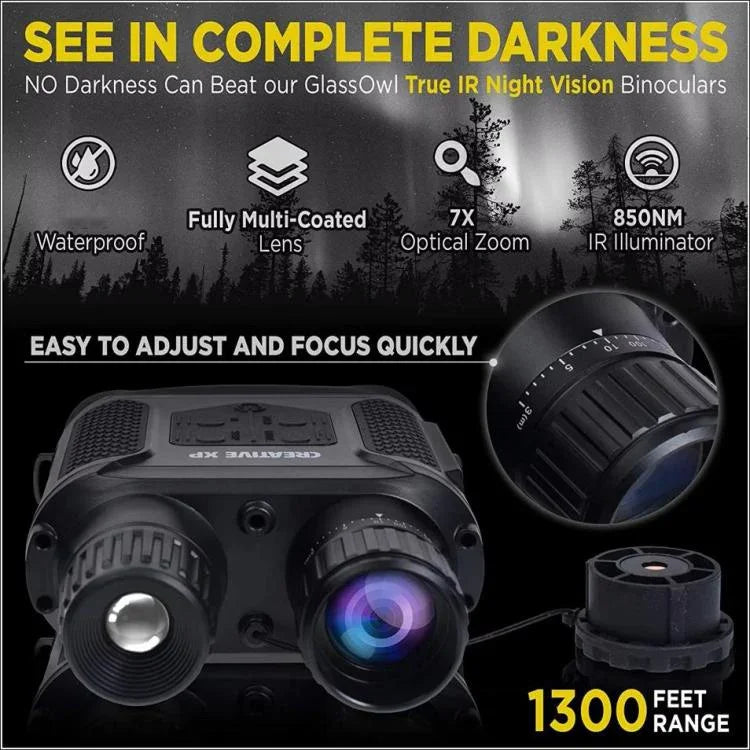 NVG400PRO 3 吋液晶螢幕雙筒數位夜視裝置