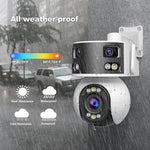 SriHome SH055B 8MP高清多鏡頭超廣角全景PTZ半球攝影機，SH055B