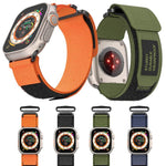 Kalebol 簡約雙段尼龍錶帶，適用於 Apple Watch 46mm / 49mm / 45mm / 44mm，適用於 Apple Watch 42mm / 41mm / 40mm / 38mm