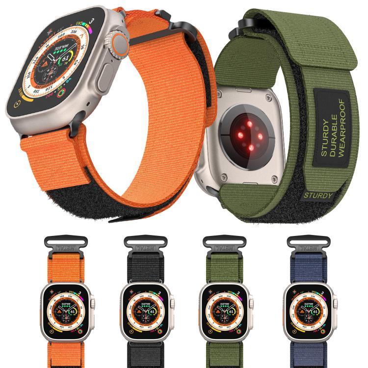 Kalebol 簡約雙段尼龍錶帶，適用於 Apple Watch 46mm / 49mm / 45mm / 44mm，適用於 Apple Watch 42mm / 41mm / 40mm / 38mm