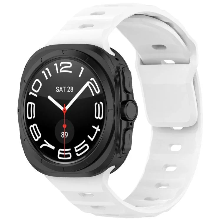 Kalebol 方形扣矽膠錶帶，適用於 Samsung Galaxy Watch Ultra 47mm / Ultra 2025