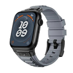 Kalebol 高彈性矽膠護甲錶帶，適用於 Apple Watch 46mm / 49mm / 45mm / 44mm