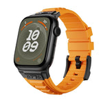 Kalebol 高彈性矽膠護甲錶帶，適用於 Apple Watch 46mm / 49mm / 45mm / 44mm