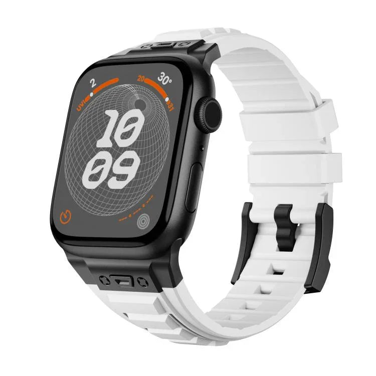 Kalebol 高彈性矽膠護甲錶帶，適用於 Apple Watch 46mm / 49mm / 45mm / 44mm
