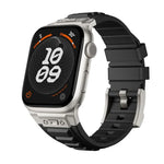Kalebol 高彈性矽膠護甲錶帶，適用於 Apple Watch 46mm / 49mm / 45mm / 44mm